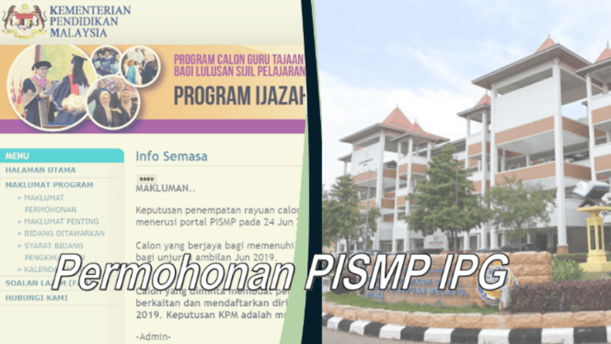 Permohonan Ipg 2022 Pismp Program Ijazah Sarjana Muda Perguruan